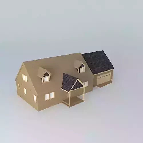 Mountain House 1 Free 3D model