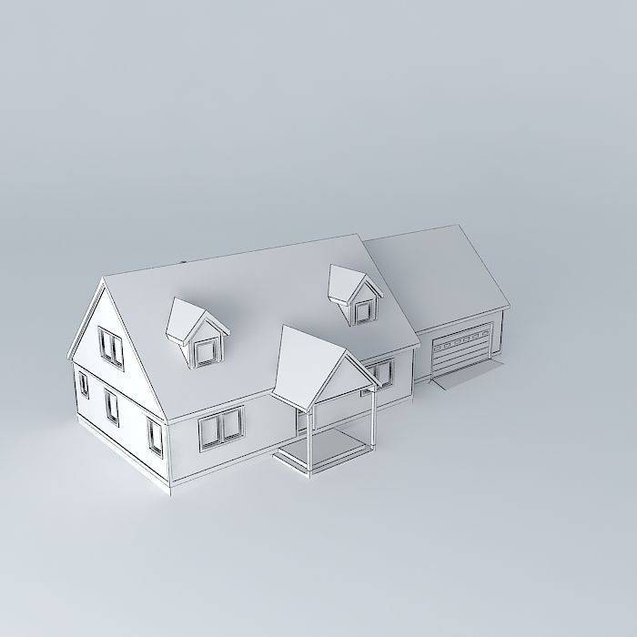 Mountain House 1 Free 3D model_3