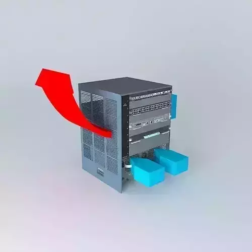 Cisco Catalyst 6509 E 3D model