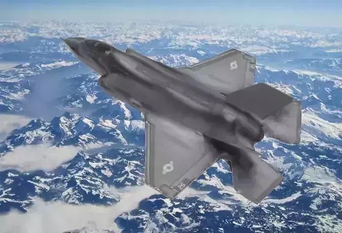 F35 plane 3D model