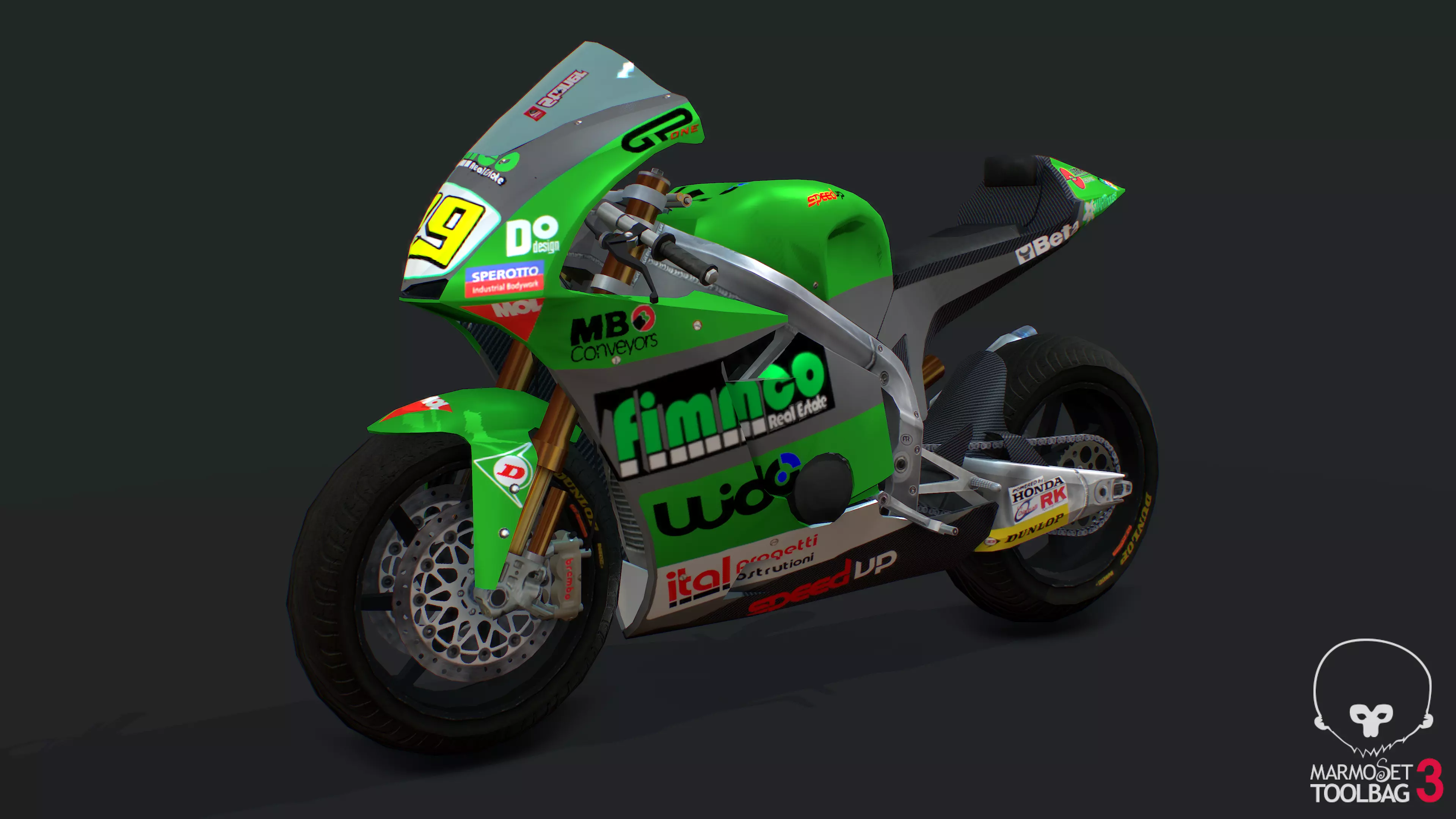 3D model Bike Racing FTR600 VR / AR / low-poly | CGTrader