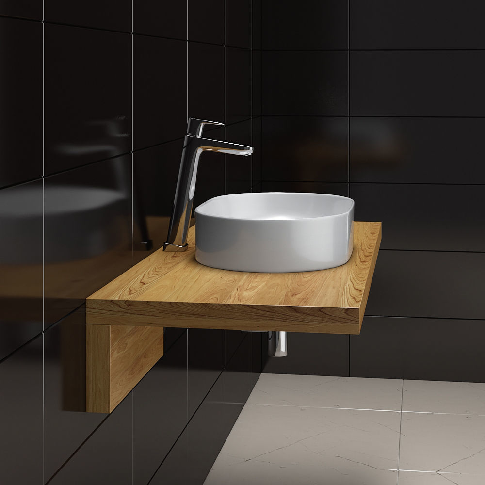 sink Ravak Ceramic Slim O 3D model_9
