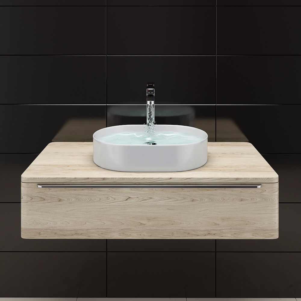 sink Ravak Ceramic Slim O 3D model_3