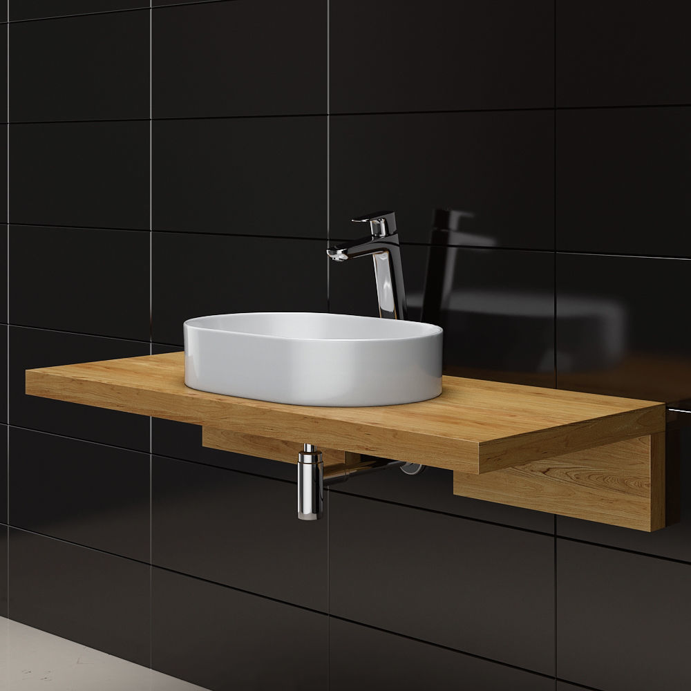sink Ravak Ceramic Slim O 3D model_8