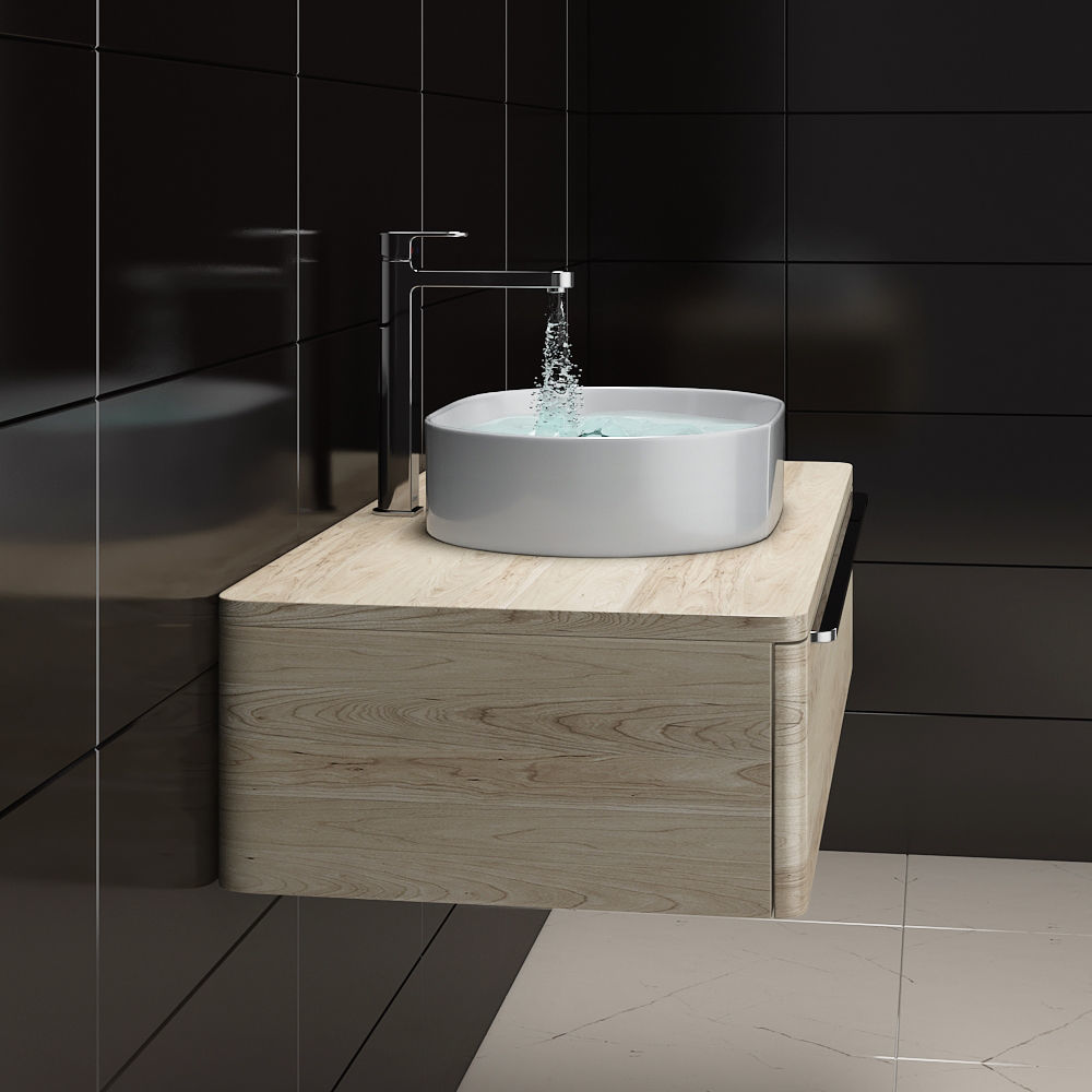 sink Ravak Ceramic Slim O 3D model_5