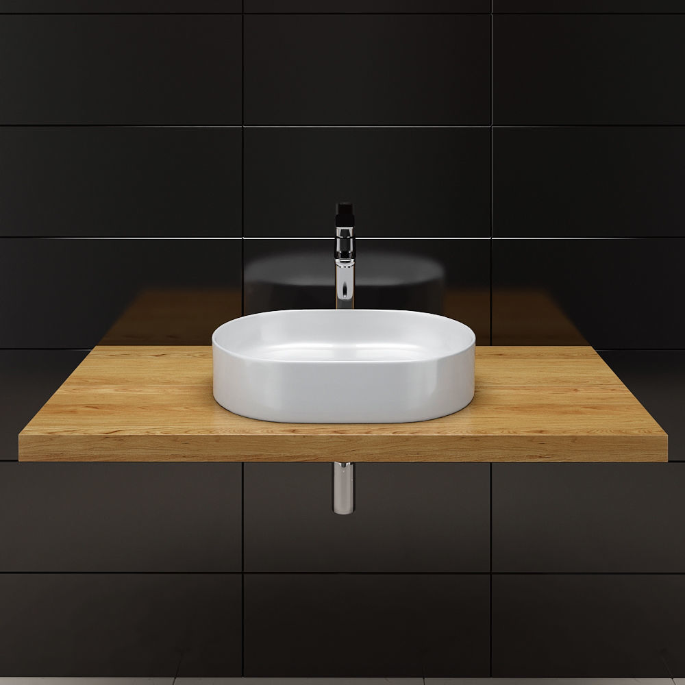 sink Ravak Ceramic Slim O 3D model_7