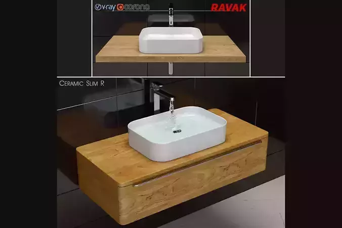 sink Ravak Ceramic Slim R