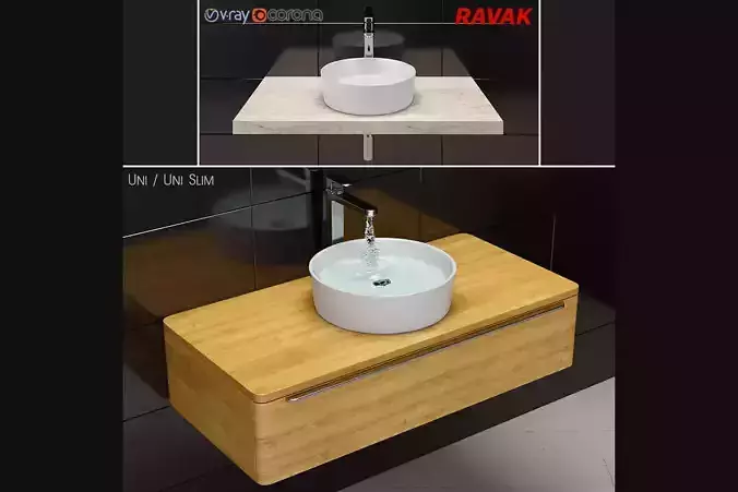 sink Ravak Uni a Uni Slim