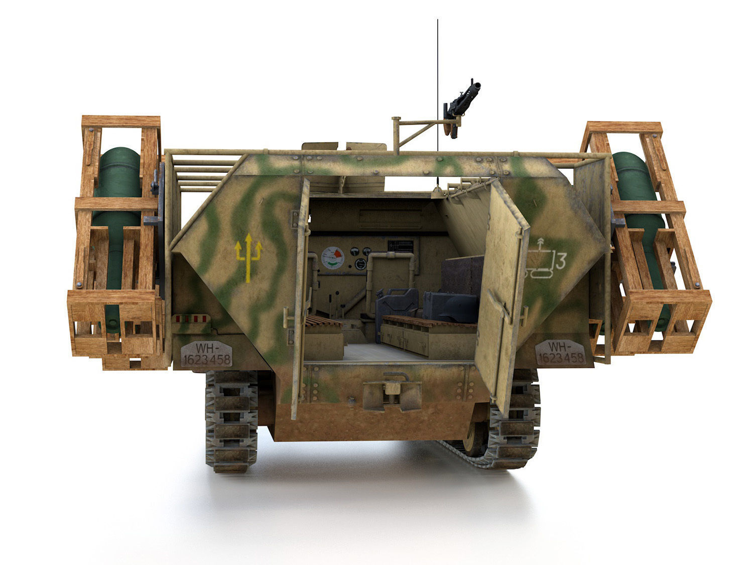 SDKFZ 251 - Ausf D - Stuka zu Fuss - 33 3D model_5