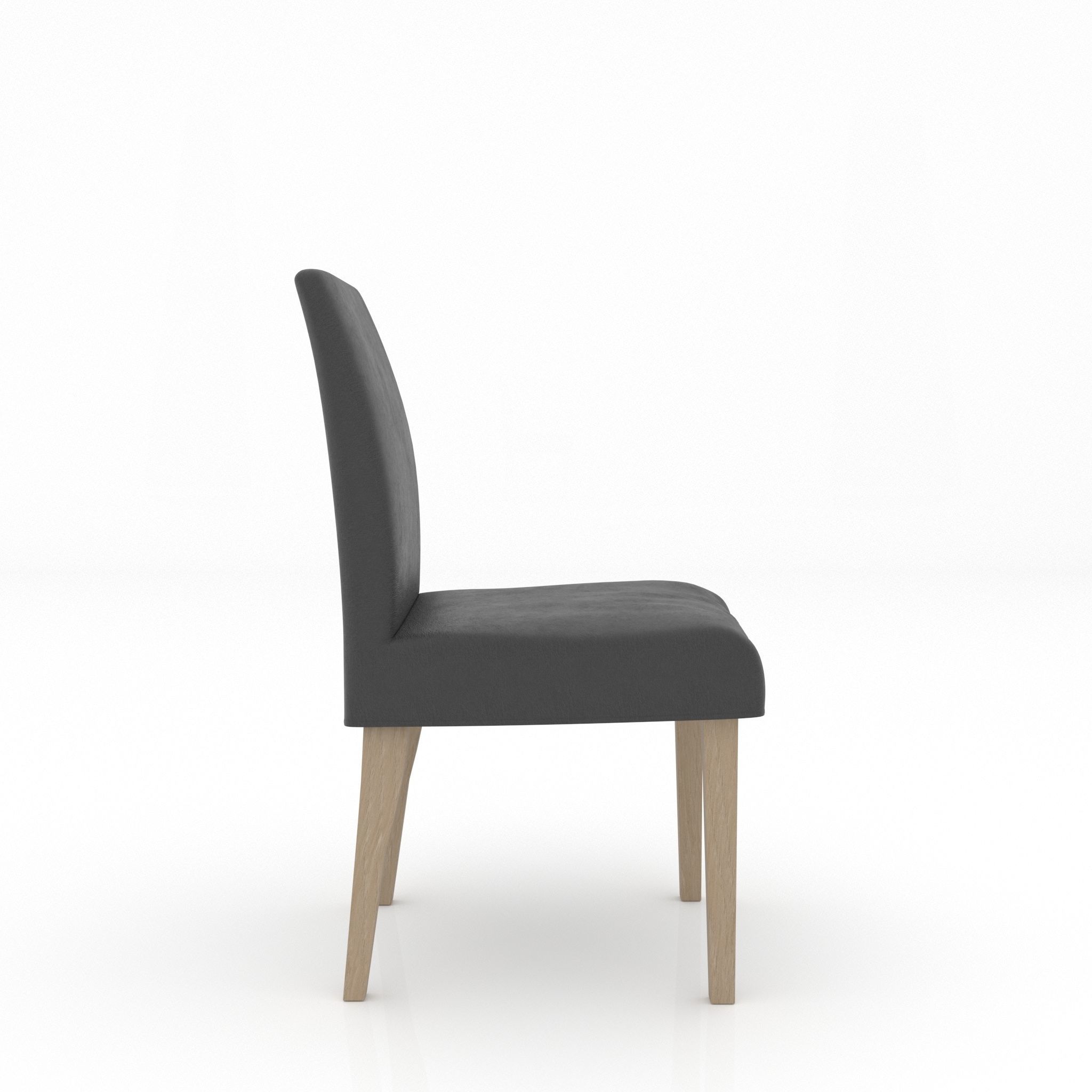 Chair dining with wooden legs 3D model_4