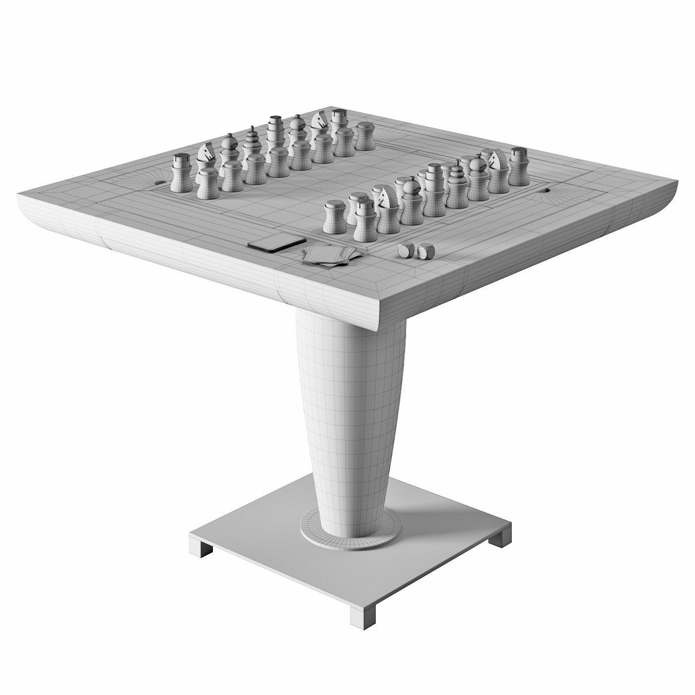 Promemoria Bassano da gioco Game table 3D model_8