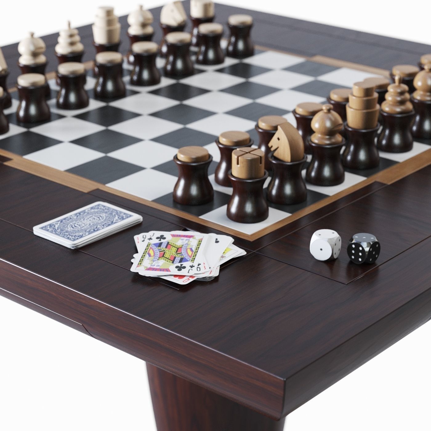 Promemoria Bassano da gioco Game table 3D model_2