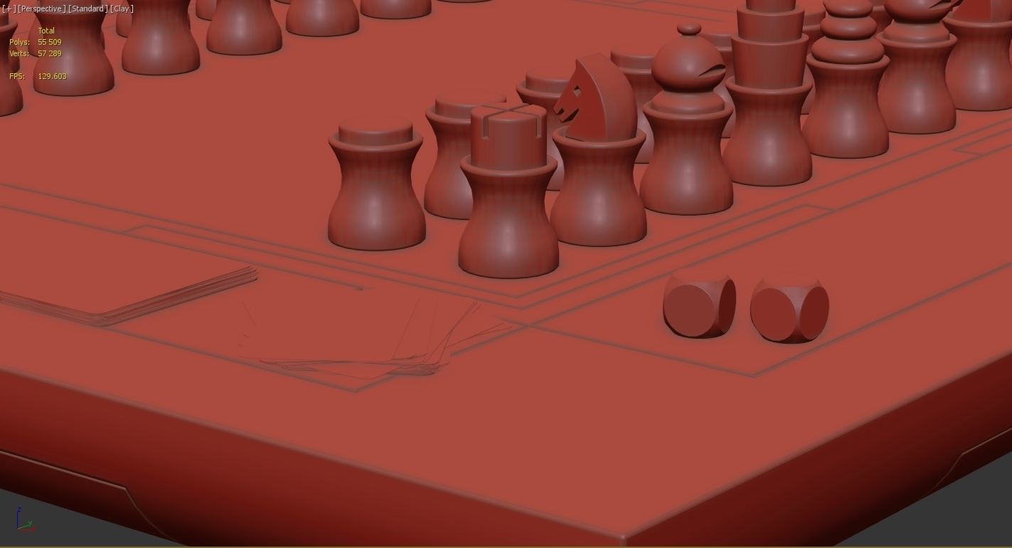 Promemoria Bassano da gioco Game table 3D model_4