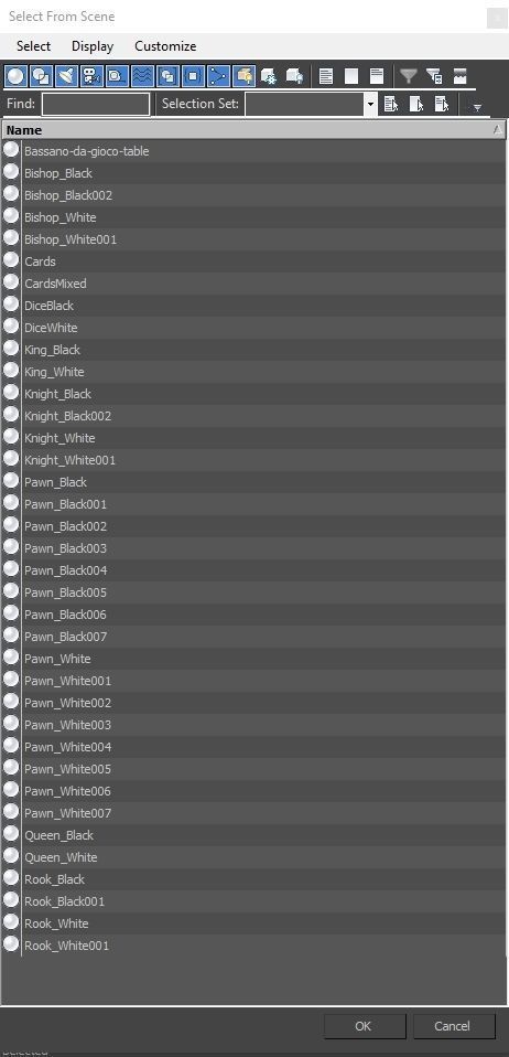 Promemoria Bassano da gioco Game table 3D model_10