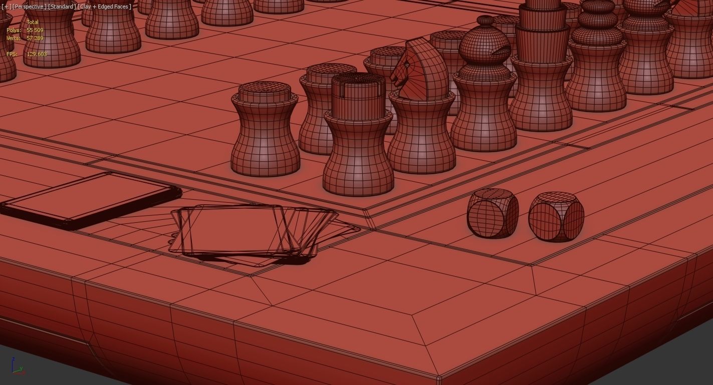 Promemoria Bassano da gioco Game table 3D model_5