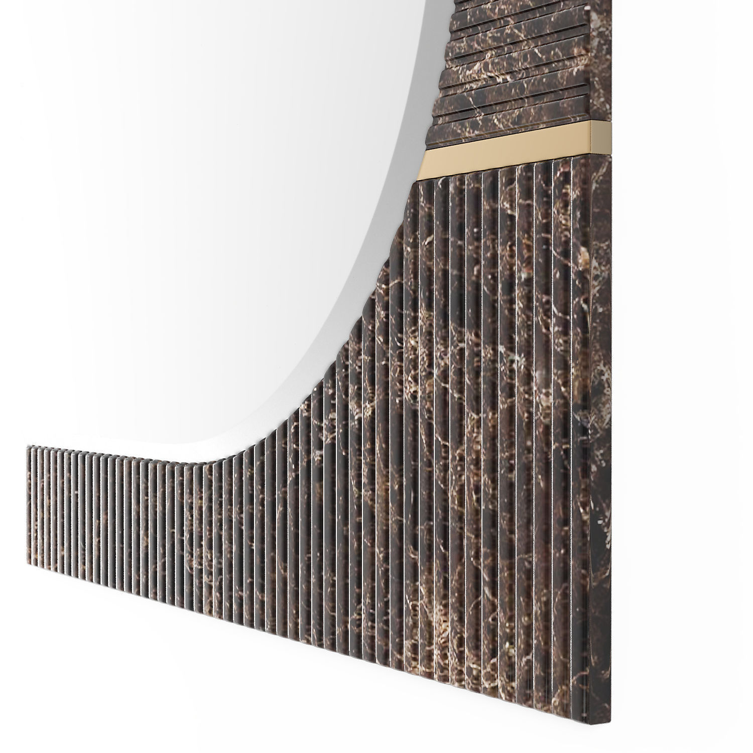 Turri ECLIPSE Rectangular mirror 3D model_2