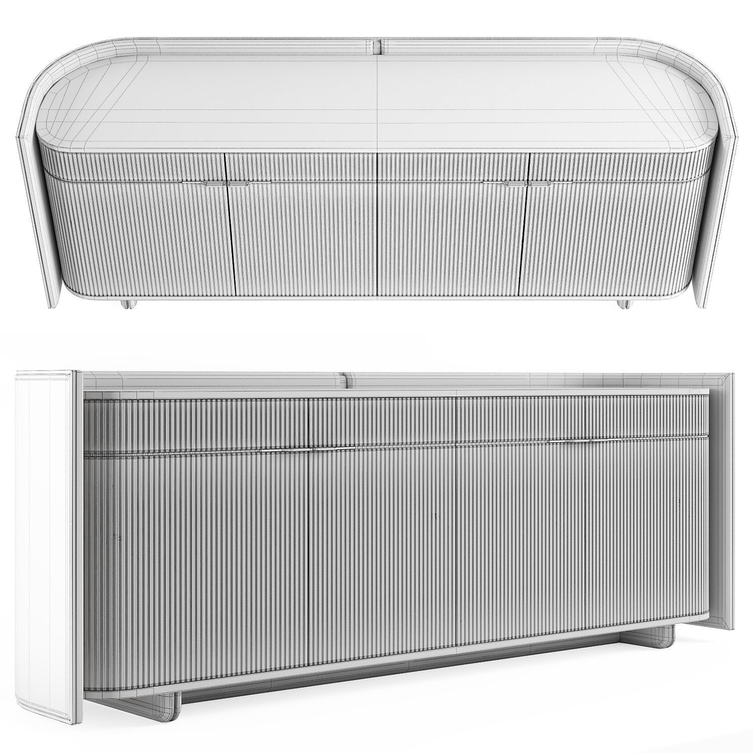Turri ECLIPSE sideboard 3D model_5