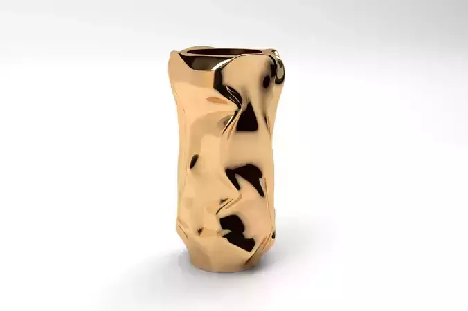 vaso decorative gold  object