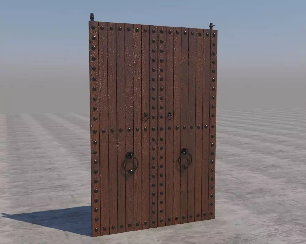 Traditional Moroccan Door 3D model