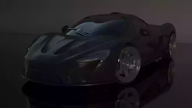 Maclaren car 3d model 