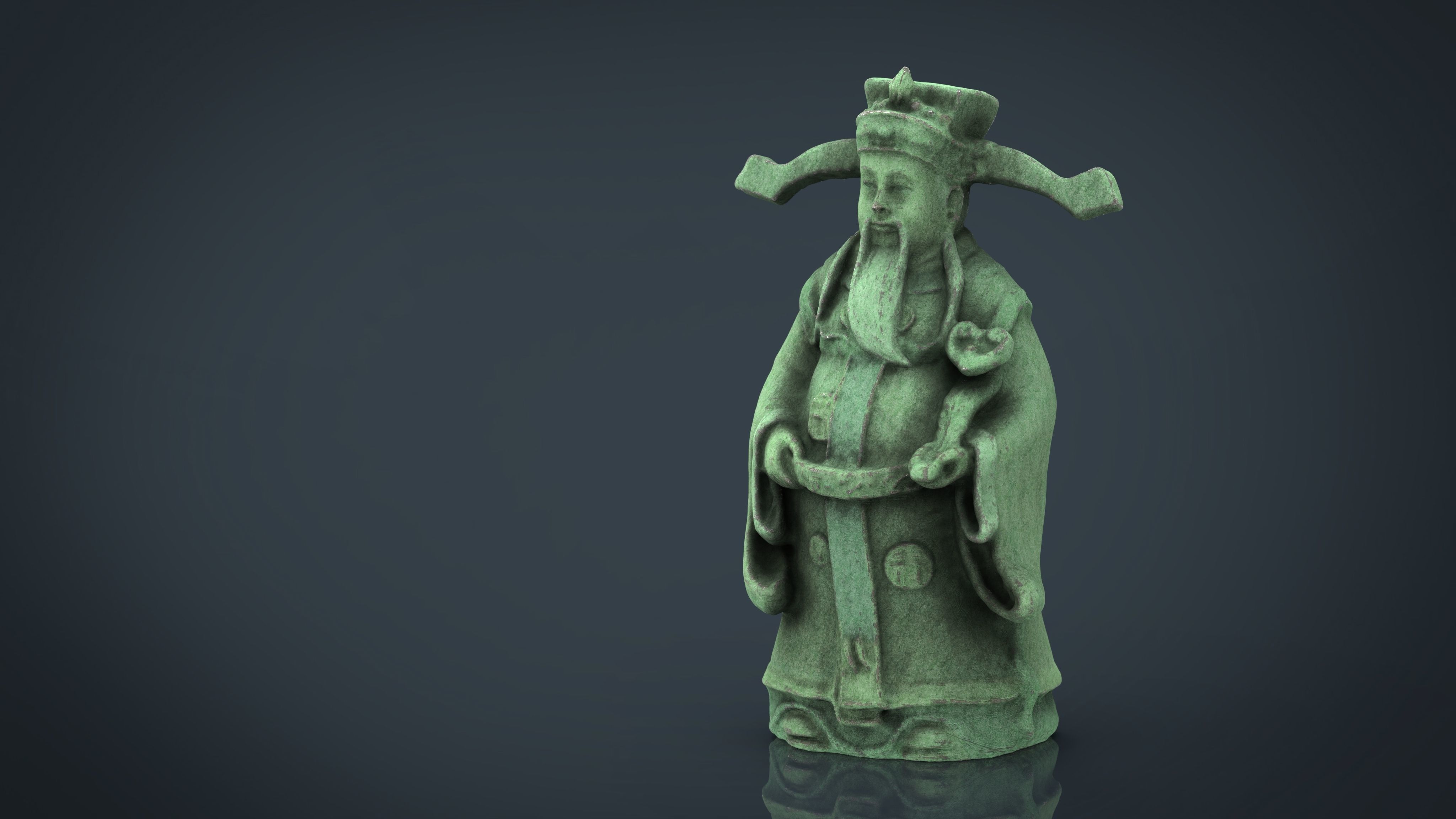 Lu Xing God Low-poly 3D model_10