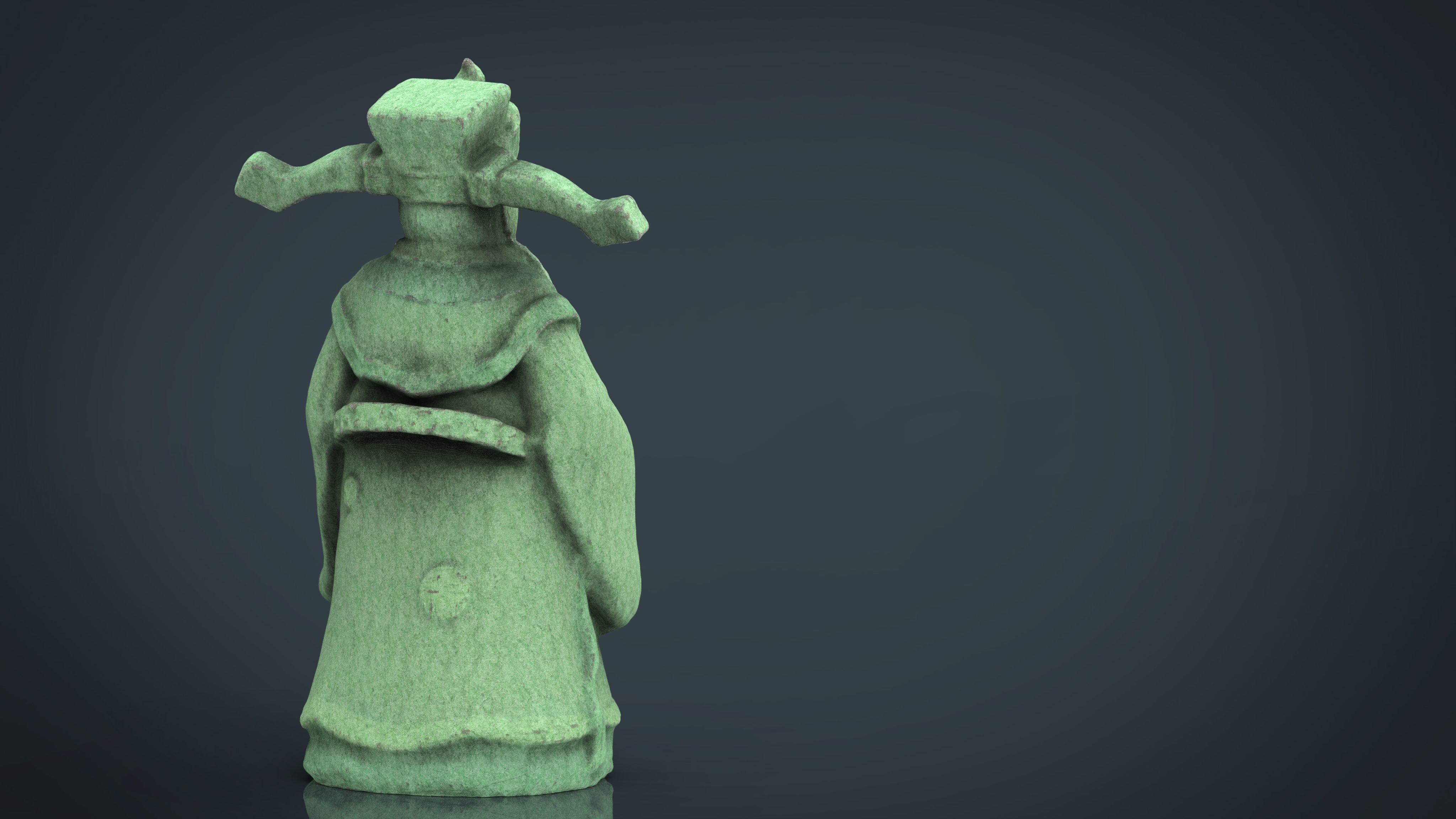 Lu Xing God Low-poly 3D model_9