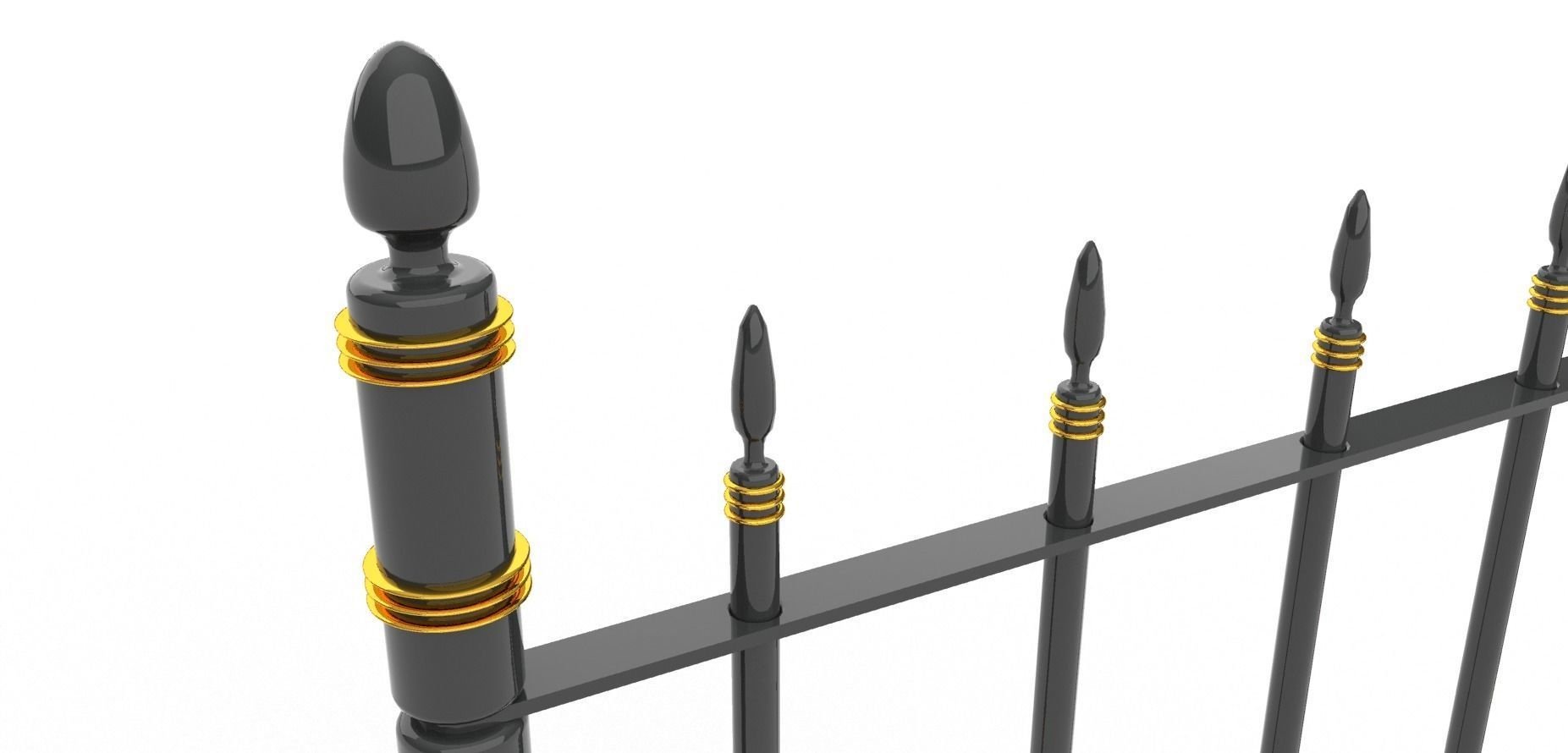 Cathedral Railing free VR / AR / low-poly 3D model | CGTrader