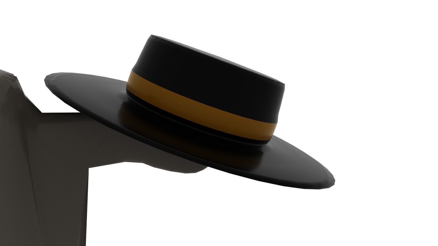 The Hat on pole 3D model_1