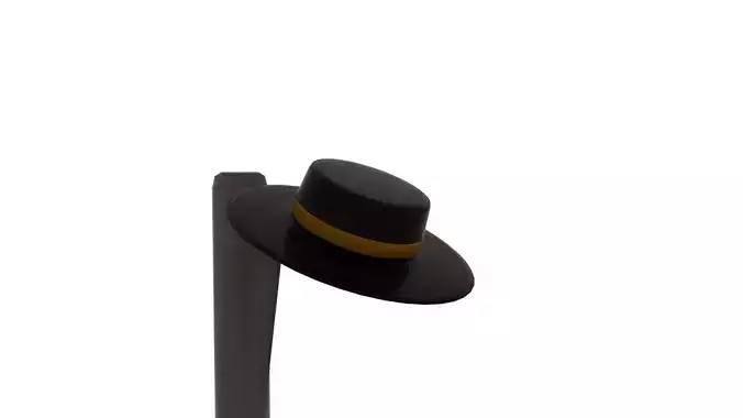 The Hat on pole 3D model