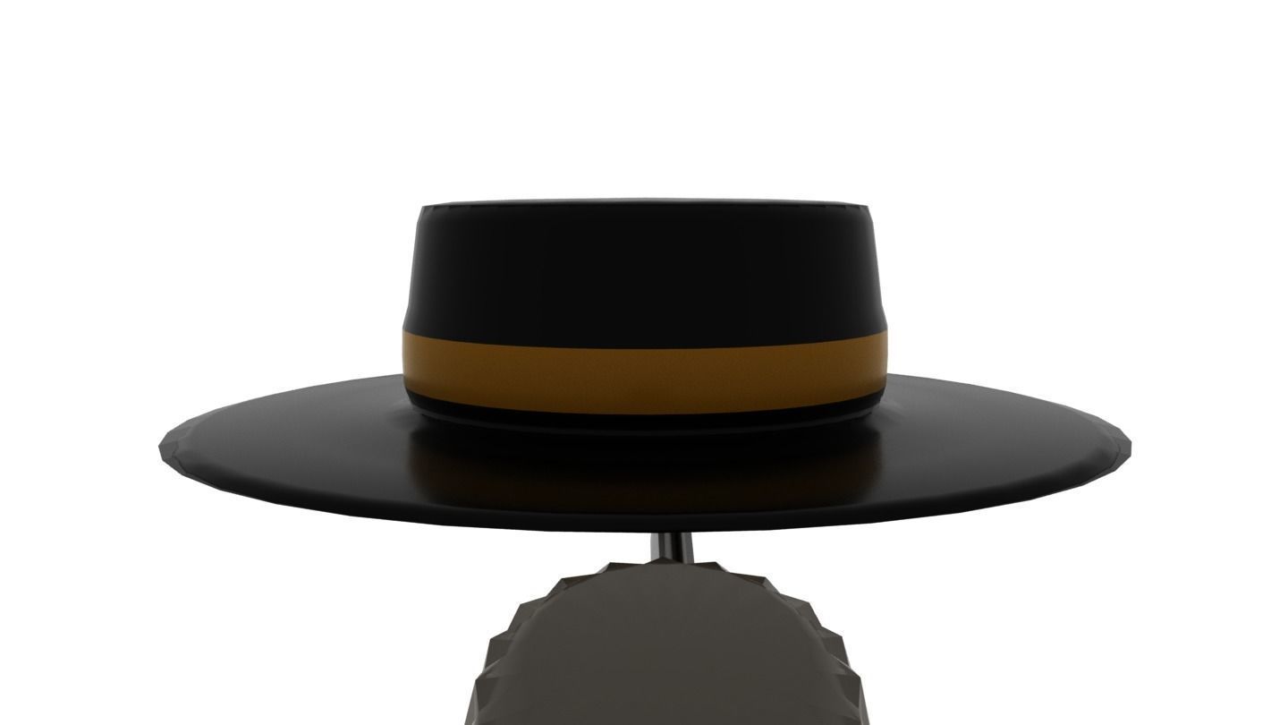 The Hat on pole 3D model_3