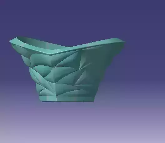 bamboo canister bowl and lid for printing and producing