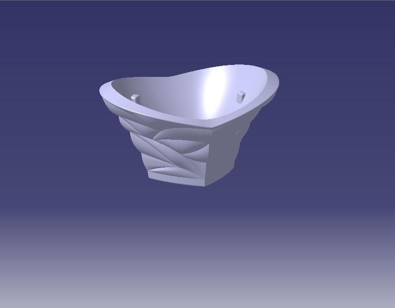 bamboo canister bowl and lid for printing and producing 3D print model_5