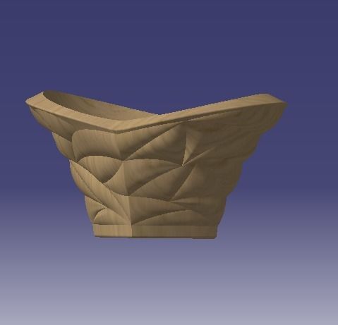 bamboo canister bowl and lid for printing and producing 3D print model_10