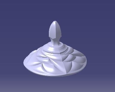 bamboo canister bowl and lid for printing and producing 3D print model_7