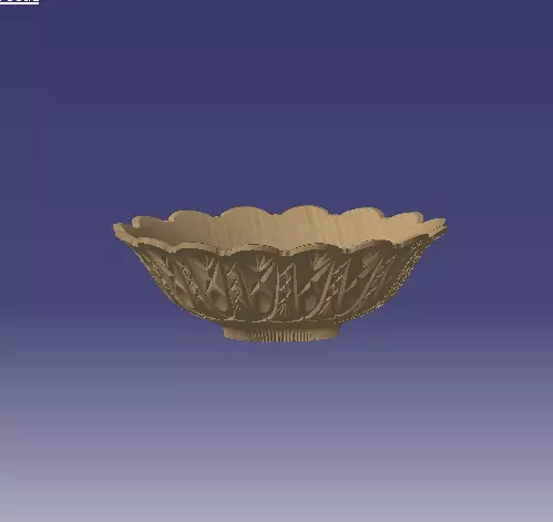 kenzo shallow large bowl for print and produce 3D print model