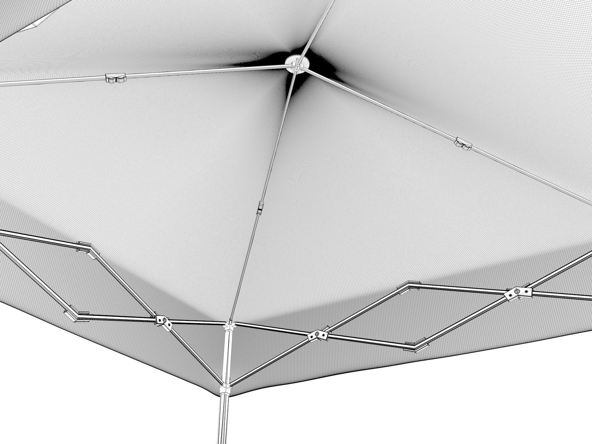 Event Tent 4x4 3D model_21