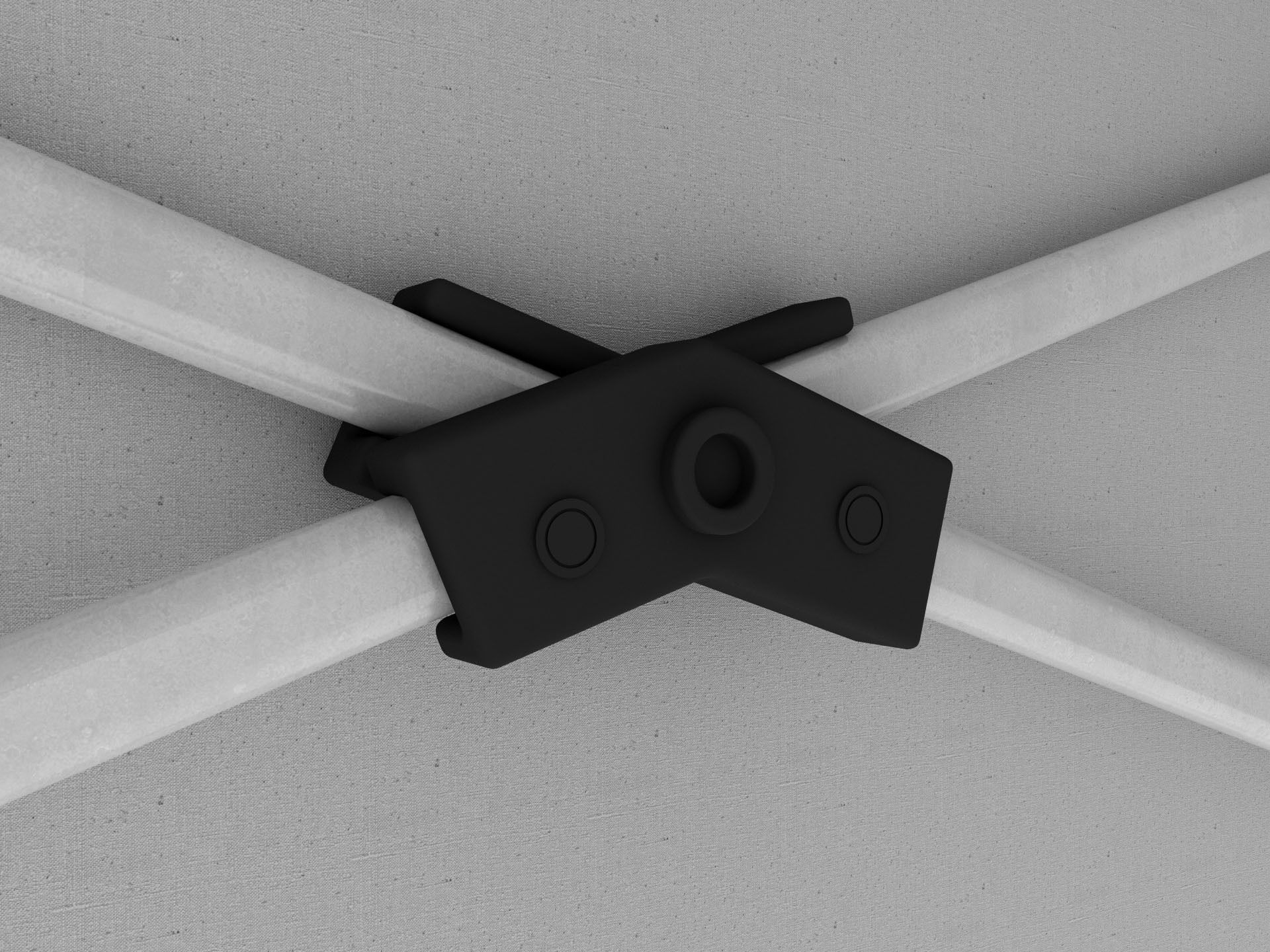 Event Tent 4x4 3D model_6