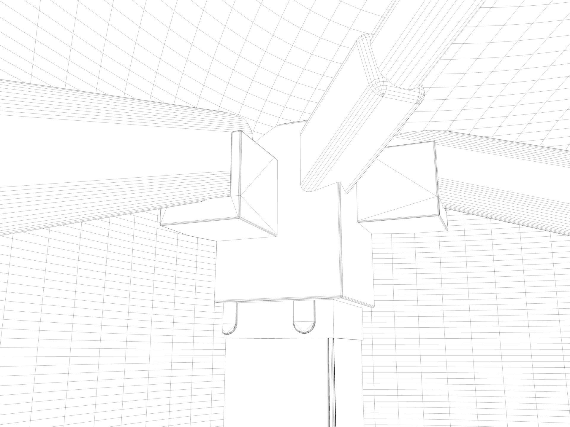 Event Tent 4x4 3D model_13