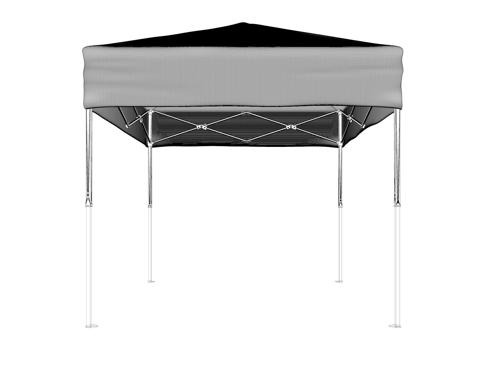 Event Tent 4x4 3D model_16