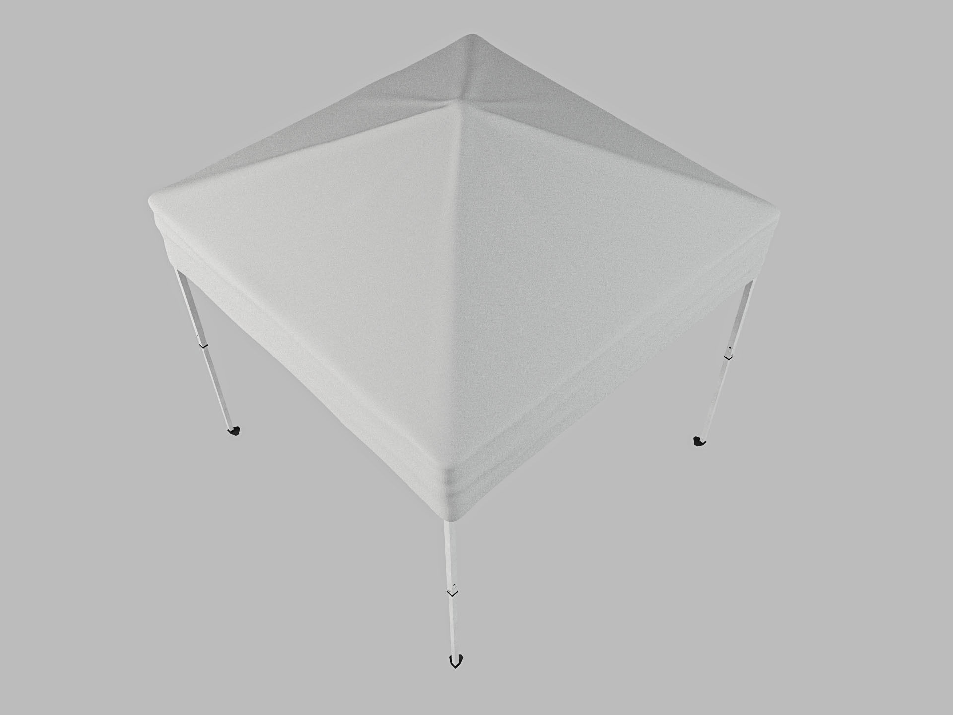 Event Tent 4x4 3D model_2