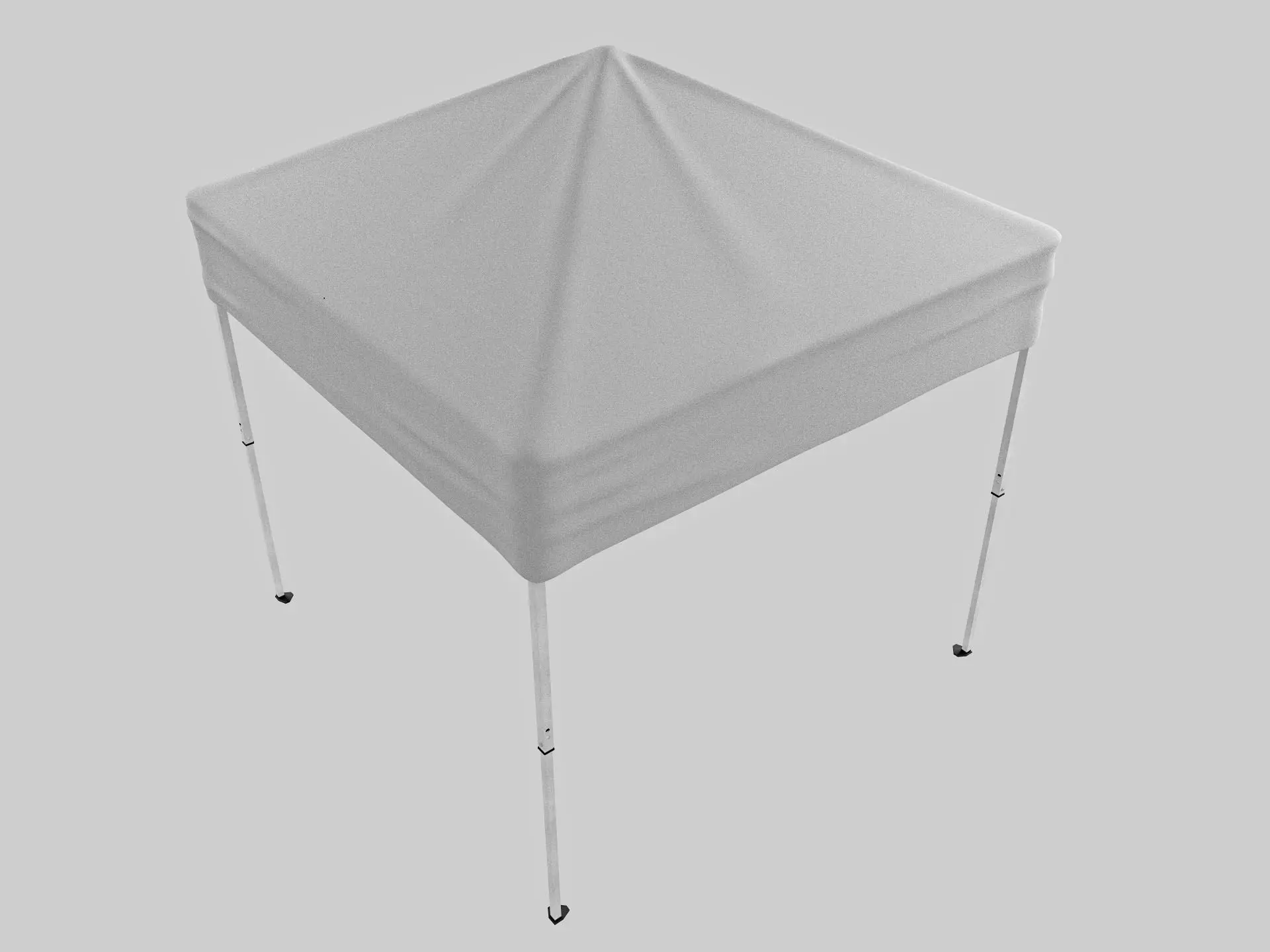 Event Tent 4x4 3D model_0