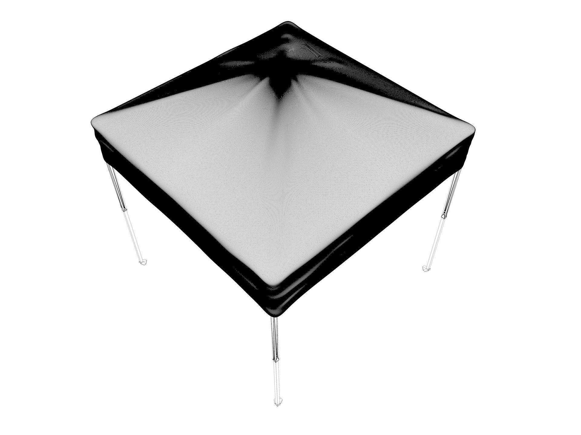 Event Tent 4x4 3D model_19