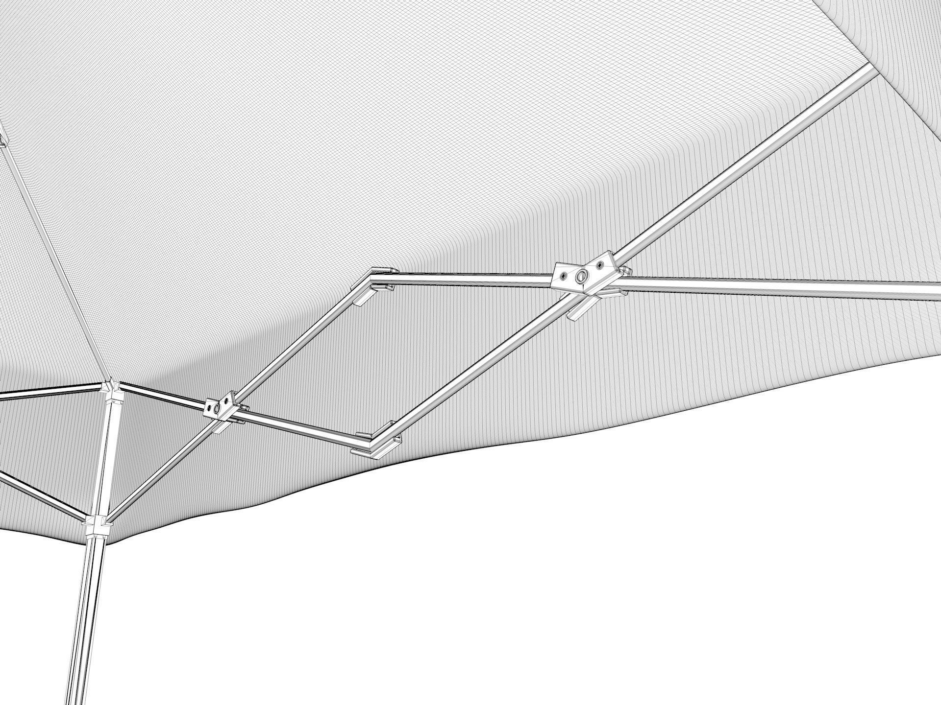 Event Tent 4x4 3D model_20