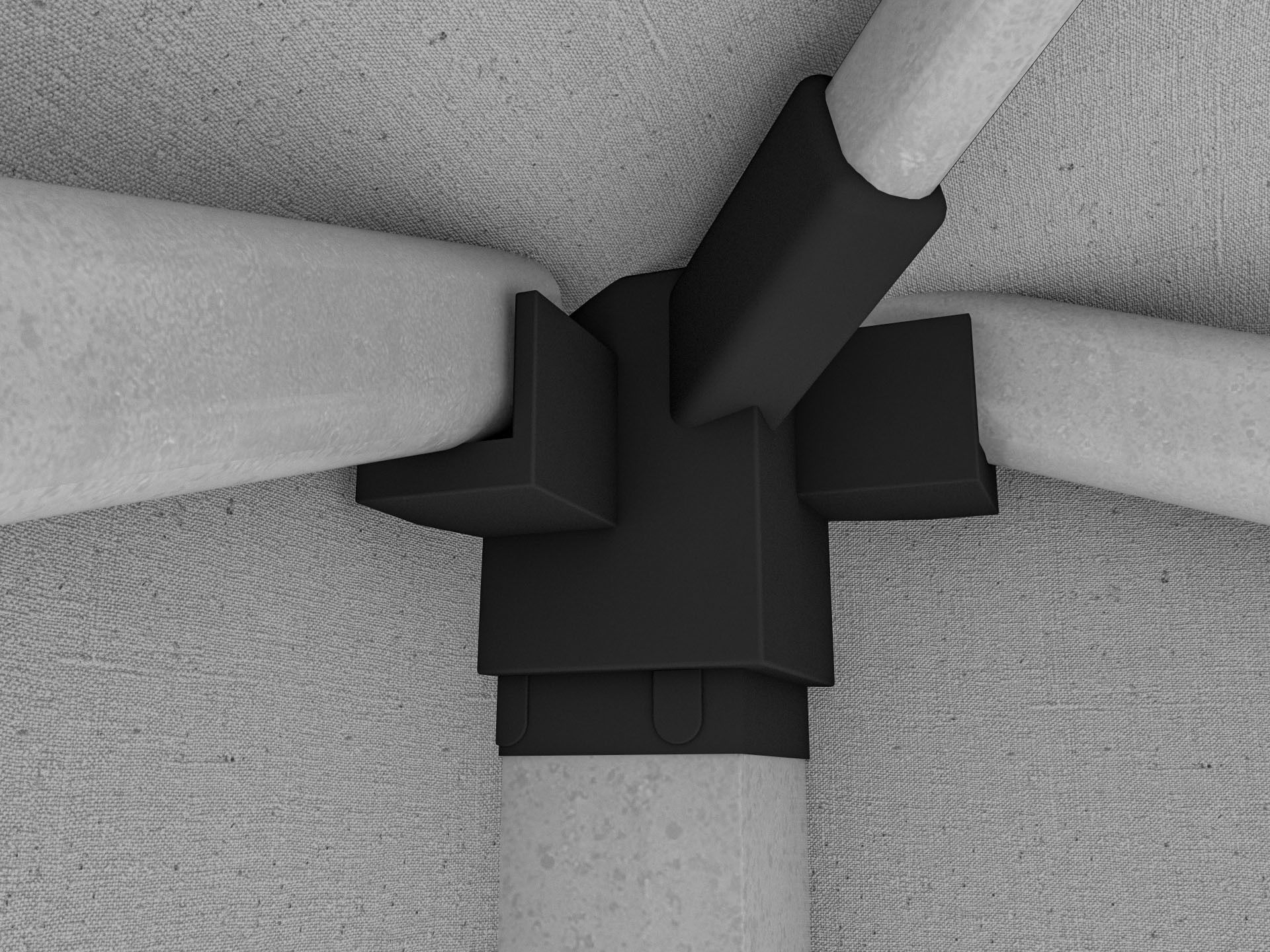 Event Tent 4x4 3D model_5