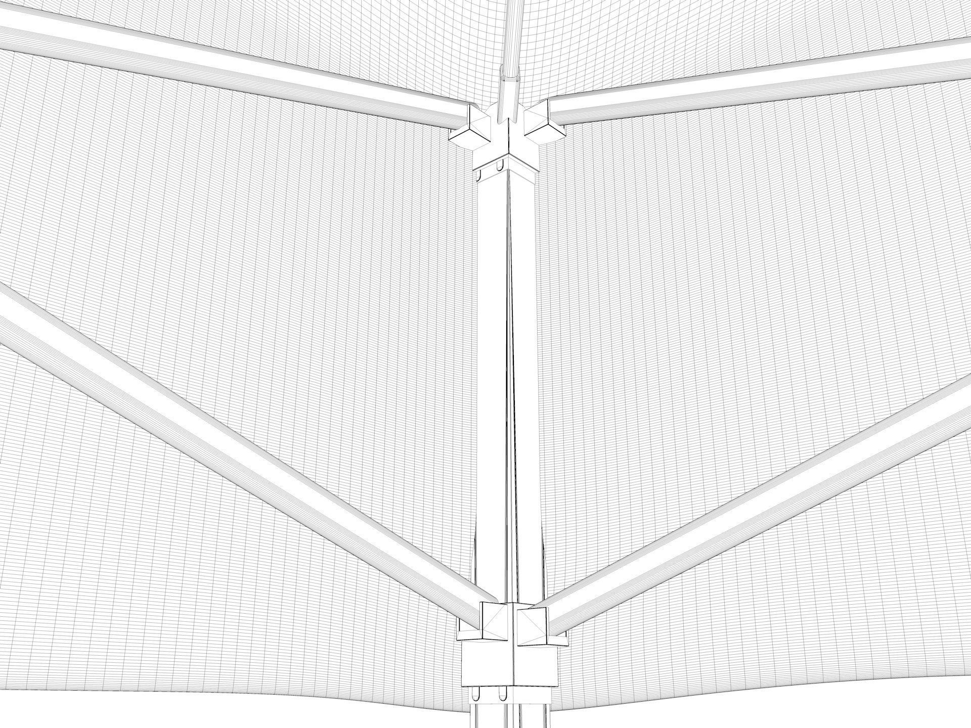 Event Tent 4x4 3D model_23