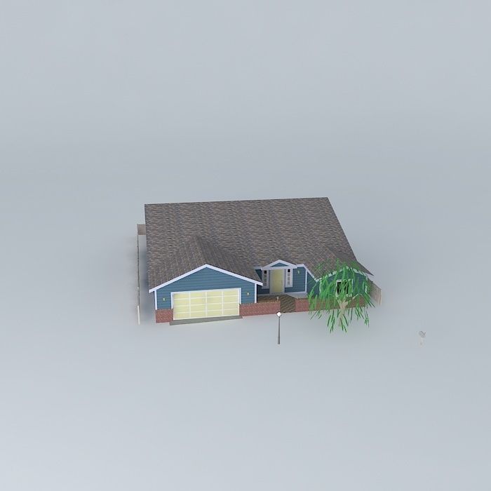 Shattuck house furnished Free 3D model_2