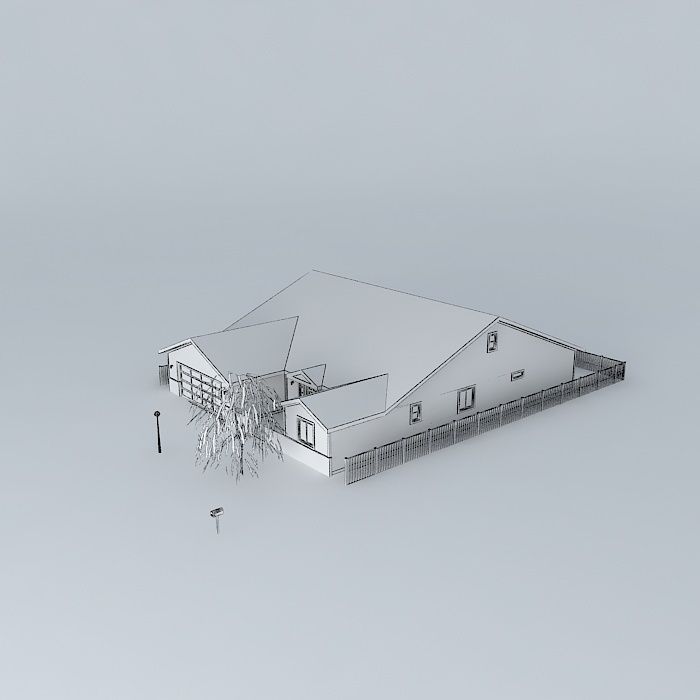 Shattuck house furnished Free 3D model_4