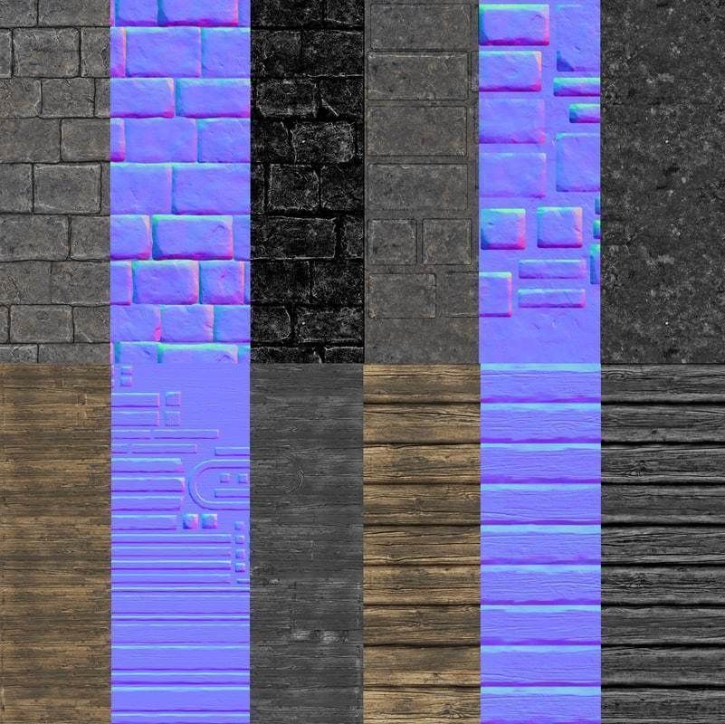 Ruined Tower Low-poly 3D model_11