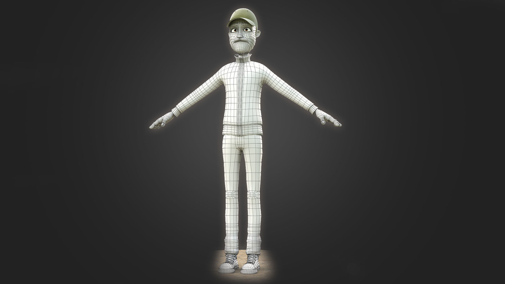 RIGGED CARTOON MAN - CARTOON BAD MAN 3D model_15