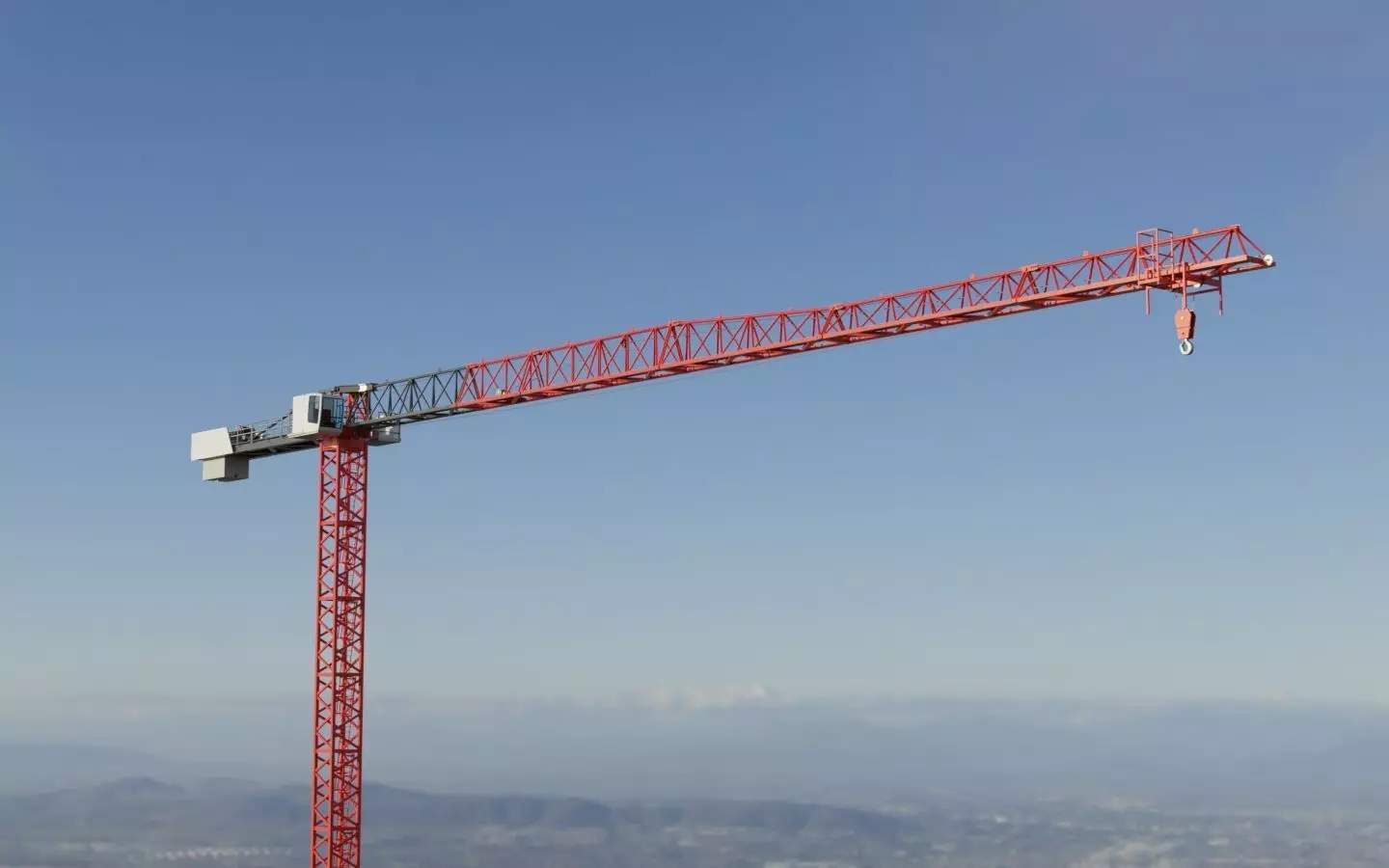 Flat Top Tower Crane 3D model